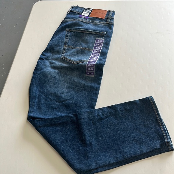 Lucky Brand Los Angeles 412 athletic slim 2 way stretch 36 x 32 NWT - Picture 1 of 7